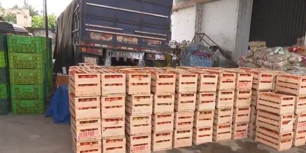 Decomisan 50 toneladas de tomates de contrabando
