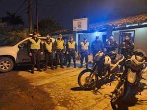 Subcomisaría N° 10 realizó operativo de control en varios puntos - San Lorenzo Hoy