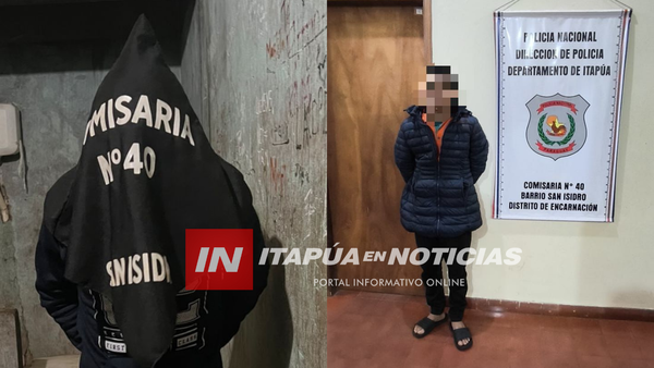 DETIENEN A DOS SUJETOS Y RECUPERAN OBJETOS HURTADOS EN ENCARNACIÓN - Itapúa Noticias
