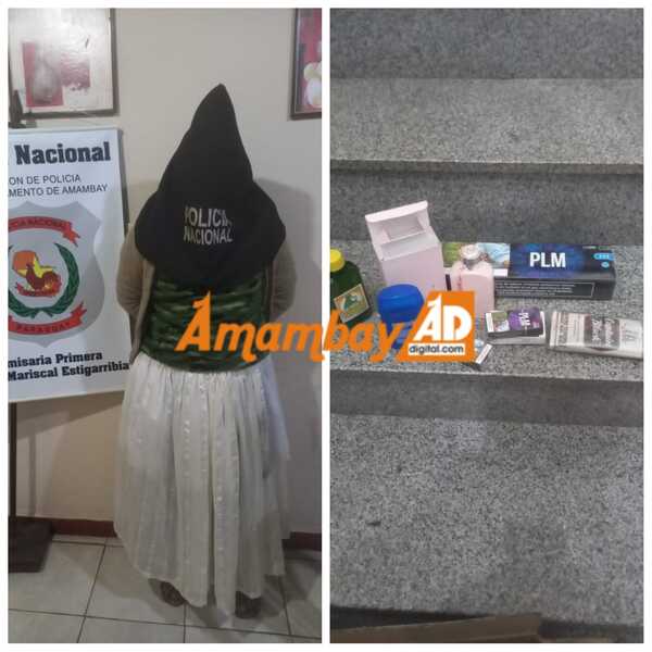 Brasileño vestido como mujer intentó hurtar en hipermercado y fue detenido