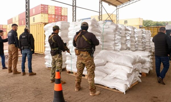 Decomisan más de 4 mil kilos de cocaína que tenía como destino Bélgica