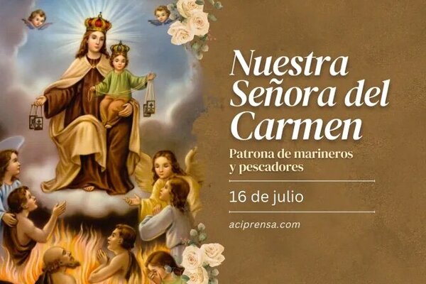 Hoy celebramos a la Virgen del Carmen, la madre que nos invita a orar y nos libra del infierno - Radio Imperio 106.7 FM