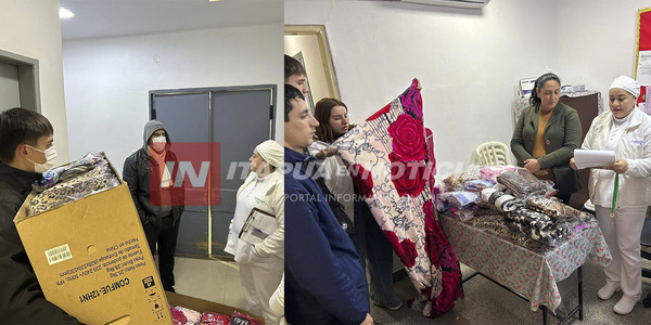 GRUPO SOLIDARIO DONÓ FRAZADAS EN EL HOSPITAL REGIONAL DE ENCARNACIÓN - Itapúa Noticias
