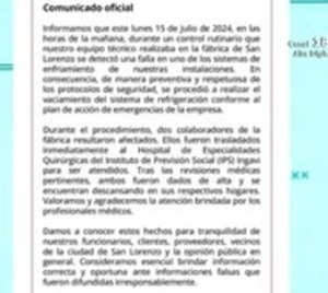Ochsi lamenta “informaciones falsas difundidas irresponsablemente" - Paraguay.com
