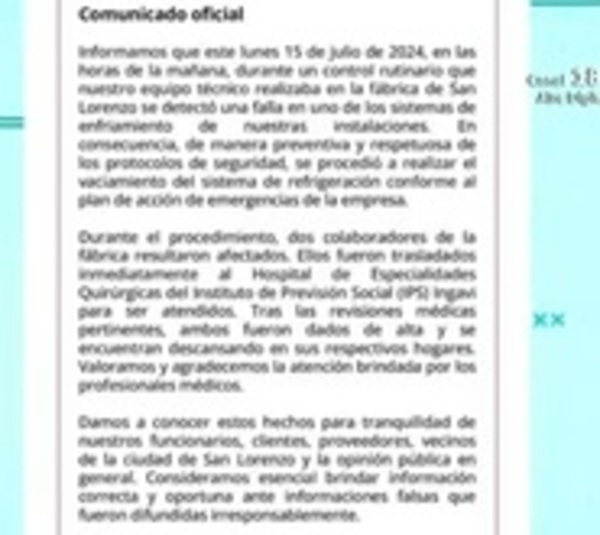 Ochsi lamenta “informaciones falsas difundidas irresponsablemente" - Paraguay.com