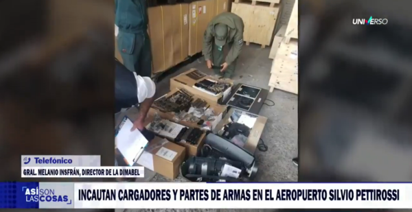 Duro golpe al tráfico de armas: Las incautadas en el aeropuerto tienen un valor de G. 3 mil millones - ADN Digital