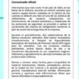 Ochsi lamenta “informaciones falsas difundidas irresponsablemente”