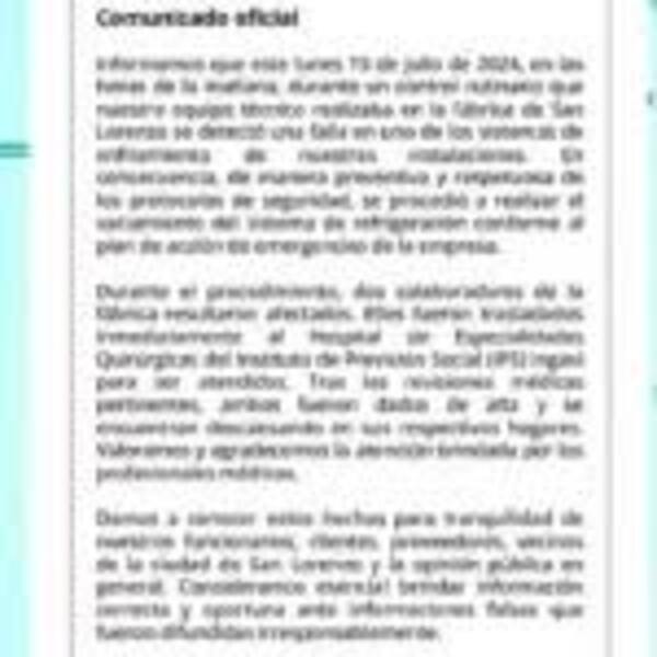Ochsi lamenta “informaciones falsas difundidas irresponsablemente”