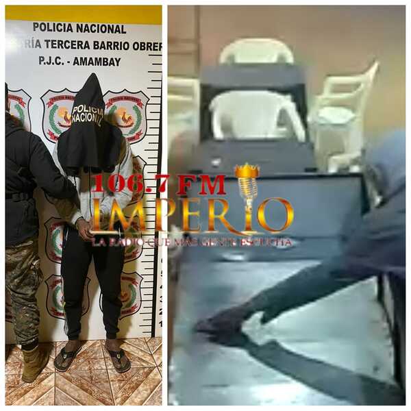 Individuo es detenido por hurtar un celular de una lomitería - Radio Imperio 106.7 FM