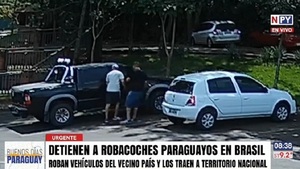 Detienen en Brasil a dos paraguayos robacoches - Noticias Paraguay