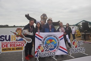 El Club de Remo Pacu Cua se destaca en el Sudamericano de Remo Juvenil