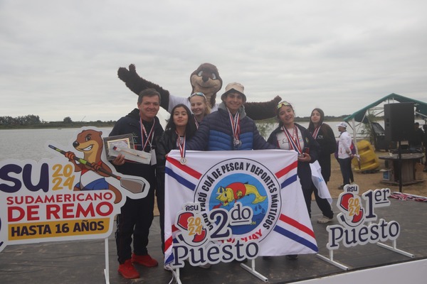 El Club de Remo Pacu Cua se destaca en el Sudamericano de Remo Juvenil