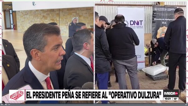 Peña valoró trabajos de inteligencia que impide que droga siga saliendo del país - Megacadena - Diario Digital