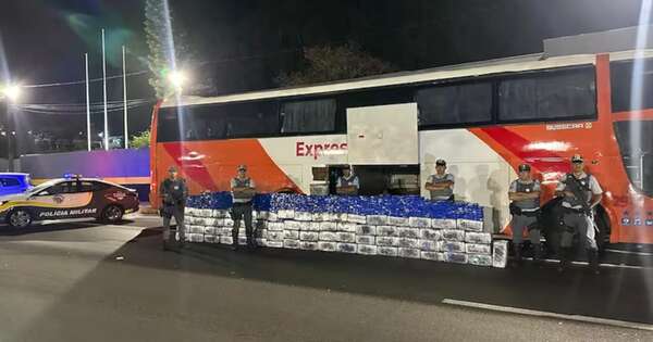 Diario HOY | Bus paraguayo cae con más de una tonelada de marihuana en São Paulo