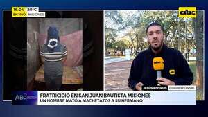 Fratricidio en Misiones: un hombre mató a machetazos a su hermano - ABC Noticias - ABC Color