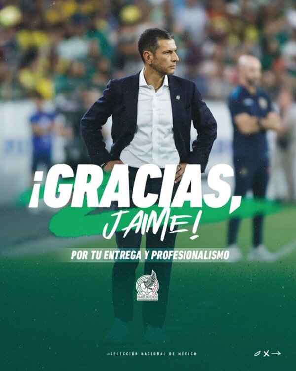 Jaime Lozano es despedido de la Selección Mexicana
