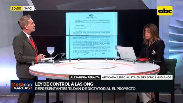 Video: debate sobre el cuestionado proyecto de ley de control a las ONG - Mesa de Periodistas - ABC Color