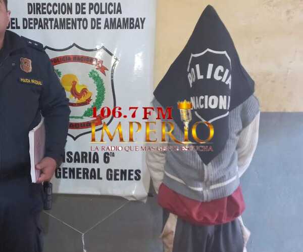 Joven consumidor de drogas es detenido por maltratar a su madre - Radio Imperio 106.7 FM