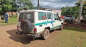 Localizan ambulancia abandonada por chofer detenido con drogas