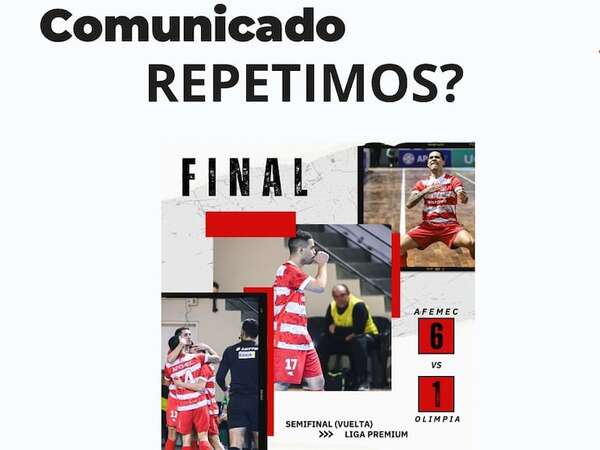 La cargada de Afemec contra Olimpia después de la goleada - Olimpia - ABC Color