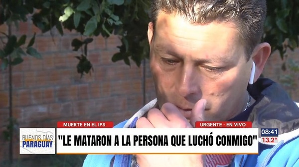Hombre en luto exige justicia para su esposa fallecida en IPS - Noticias Paraguay