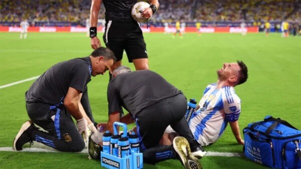 Messi no volverá a jugar "por tiempo indefinido" tras lesión en el tobillo