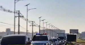 La Nación / Quíntuple choque sobre autopista generó caos durante varias horas