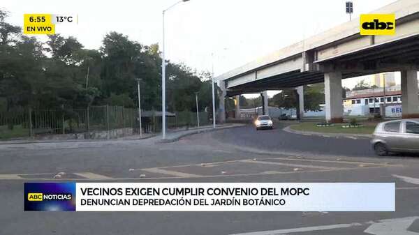 Video: Vecinos exigen cumplir convenio del MOPC - ABC Noticias - ABC Color