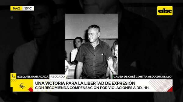 La CIDH recomienda reparar las violaciones de los derechos humanos de Aldo Zuccolillo - ABC Noticias - ABC Color