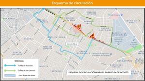 METROBUS: se inhabilitará parte de la ruta Mcal. Estigarribia » San Lorenzo PY