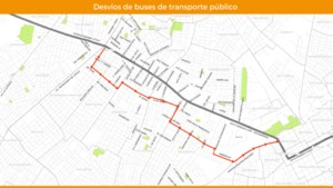 Metrobus: Lineas que circulas en la zona de desvió » San Lorenzo PY