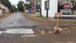 “Cuidado bache peligroso”, debería ser una nueva señal de tránsito vehicular » San Lorenzo PY