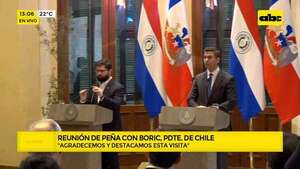 Video: discurso tras reunión entre Santiago Peña y su par de Chile, Gabriel Boric Font - ABC Noticias - ABC Color