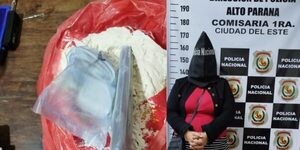 Mujer quiso ingresar celular entre harina a cárcel de Ciudad del Este