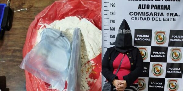 Mujer quiso ingresar celular entre harina a cárcel de Ciudad del Este