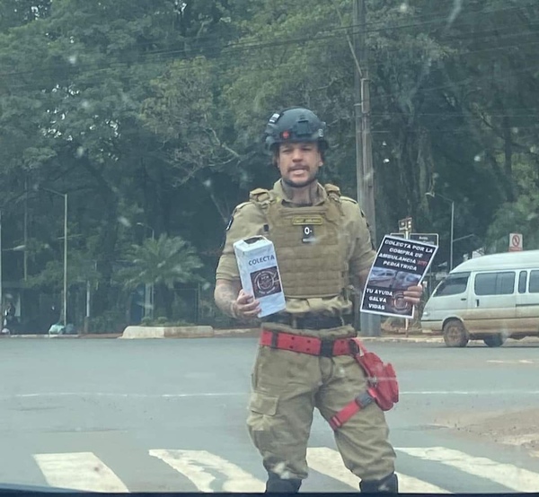 Bombero de CDE deslinda responsabilidad sobre hombre uniformado que pedía dinero - La Clave