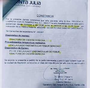 Jueza explica que se ausentó por urgencias de salud familiar