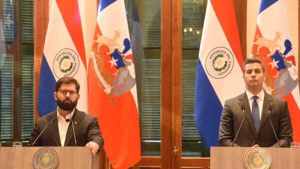 Peña y Boric buscan evitar que el corredor bioceánico sea ruta de tráfico de armas y drogas