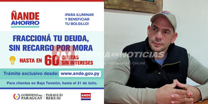 ÚLTIMOS DÍAS PARA FRACCIONAR DEUDAS DE LA ANDE HASTA EN 60 CUOTAS - Itapúa Noticias