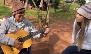 [VIDEO] ¡Homenaje en su valle! Le compusieron una canción a Marilina