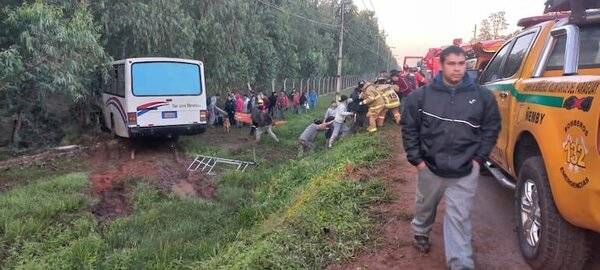 Accidente fatal en Villeta: reportan un muerto y casi 40 heridos - Radio Imperio 106.7 FM