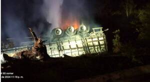 Otra desgracia en rutas argentinas: Horrible muerte de un camionero paraguayo
