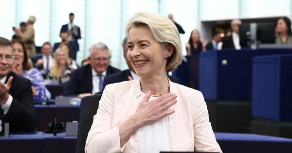 La Nación / Ursula von der Leyen es reelecta como presidenta de la Comisión Europea