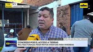 Video: Multisectoriales piden por acceso a tierras - ABC Noticias - ABC Color