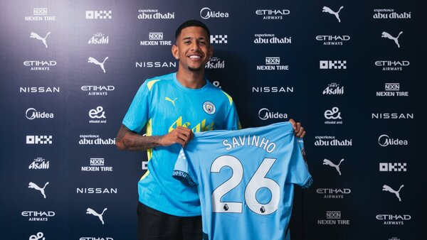 Manchester City anuncia el fichaje de Savinho