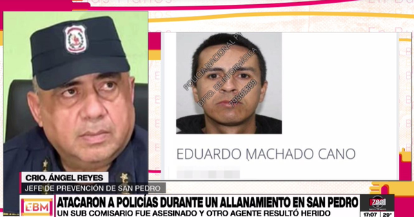 Matan de una puñalada a un subcomisario y otro policía resulta herido en un procedimiento en San Pedro - Megacadena - Diario Digital