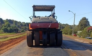 Avanza con la reparación de la ruta PY06 en Alto Paraná