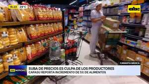 Canasta básica: suba de precios es culpa de los productores, según Capasu - ABC Noticias - ABC Color