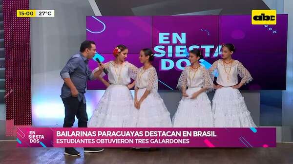 Bailarinas paraguayas destacan en Brasil: estudiantes obtuvieron tres galardones - Ensiestados - ABC Color