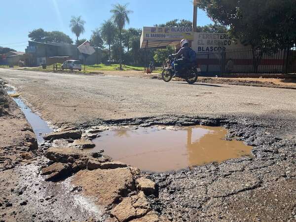 Estado crítico de calles en Luque revela deficiencias en infraestructura urbana - Nacionales - ABC Color